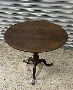 Handsome Late 18th / Early 19th Century Georgian Tilt Top Occasional Table