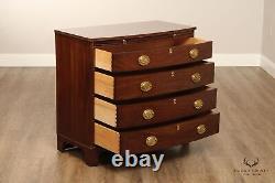 Harden Hepplewhite Cherry Bow Front Chest of Drawers