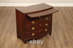 Harden Hepplewhite Cherry Bow Front Chest of Drawers