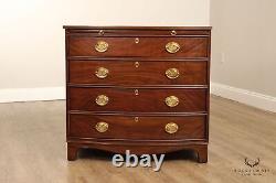 Harden Hepplewhite Cherry Bow Front Chest of Drawers