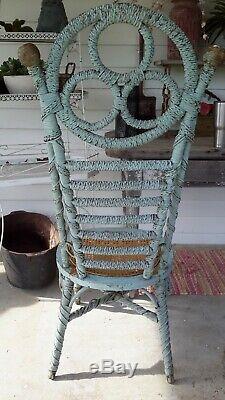 Haywood and Morell Rattan Receptionist Chair Late 19th Century Nice