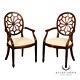 Hepplewhite Style Pair of Spiderback Armchairs