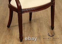 Hepplewhite Style Pair of Spiderback Armchairs