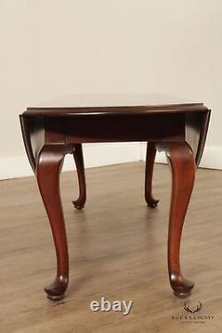 Hickory Chair Queen Anne Style Mahogany Long Drop Leaf Coffee Table