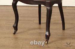 Hunzinger Antique Carved Mahogany'Lollipop' Side Chair