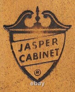 JASPER Oak Campaign Style Curio Cabinet A
