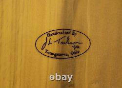 JL TREHARN Tiger Maple Chippendale Style Armoire / Linen Press