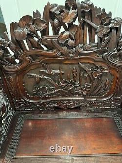 Japanese meiji chair bench furniture