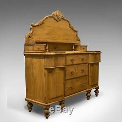 Large Antique Pine Sideboard, French, Late 19th Century, Buffet, Circa 1900