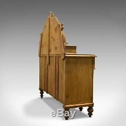 Large Antique Pine Sideboard, French, Late 19th Century, Buffet, Circa 1900