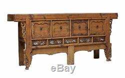 Large Late 19th Century Chinese Hard Wood Sideboard