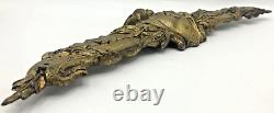 Large antique french furniture top ornament 19th century bronze