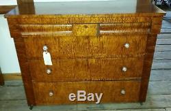 Late 1800's Antique Birdseye Maple Dresser
