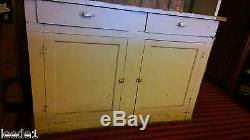 Late 1800's Step Back Cupboard 7' 8 Hutch Architectural Salvage Doors & Drawers