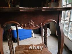 Late 1800s Antique End Table Original Condition