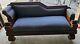 Late 1800s Antique Victorian Sofa Couch Fainting Couch Mahogany Must See