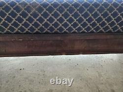 Late 1800s Antique Victorian Sofa Couch Fainting Couch Mahogany Must See