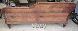 Late 1800s Antique Victorian Sofa Couch Fainting Couch Mahogany Must See