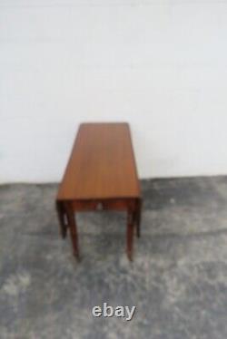 Late 1800s Drop Leaf Dining Dinette Game Table 5259