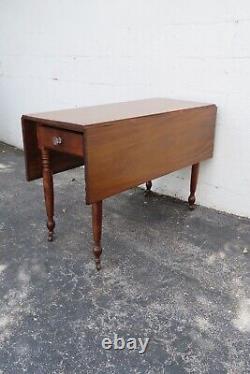 Late 1800s Drop Leaf Dining Dinette Game Table 5259