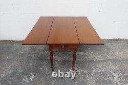 Late 1800s Drop Leaf Dining Dinette Game Table 5259