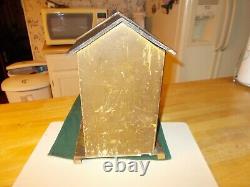 Late 1800s Early 1900s Gutter Reed American Lithograph Dollhouse With Furnitur