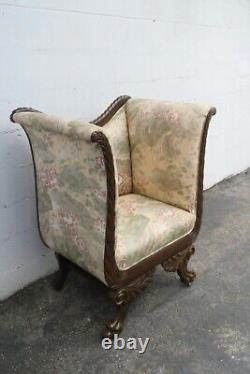 Late 1800s Victorian Hand Carved Arm Chair 5643