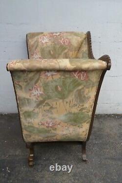 Late 1800s Victorian Hand Carved Arm Chair 5643