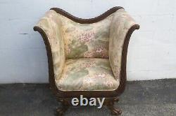 Late 1800s Victorian Hand Carved Arm Chair 5643