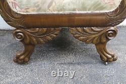 Late 1800s Victorian Hand Carved Arm Chair 5643