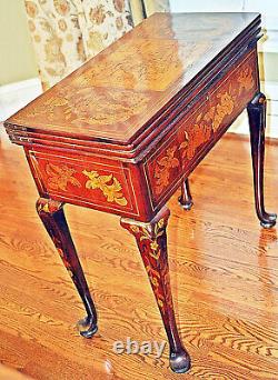 Late 18th Century Dutch Triple Fliptop Game Table Desk