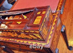 Late 18th Century Dutch Triple Fliptop Game Table Desk