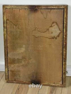 Late 18th Century French mirror with gray patina 28¼ x 21¾