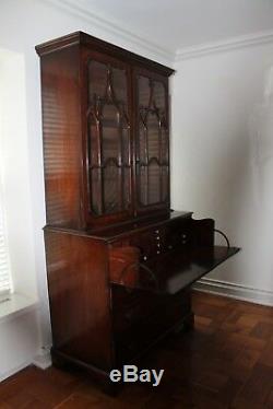 Late 18th Century Mahogany Secretary bookcase. Circa 1765