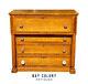 Late 18th Century Pennsylvania Federal Tiger Maple Chest Of Drawers Rare Knobs