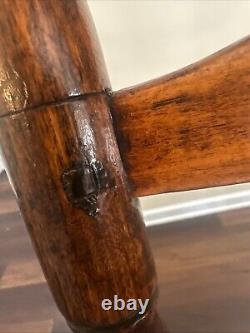 Late 18th/Early 19th Century American Child Rocking Chair Rush Seat NC Made