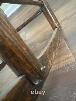 Late 18th/Early 19th Century American Child Rocking Chair Rush Seat NC Made