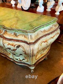 Late 18th/Early 19th Century Venetian Large Hand painted Chest