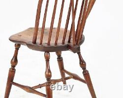 Late 18th century Four Mid Atlantic States American Windsor Chairs