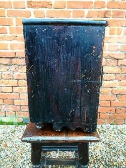Late 18thC /Early 19thC Welsh Antique Miniature Chest of Drawers Original Paint