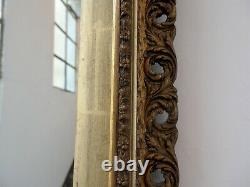 Late 19C Antique French Ornate Gilt Mirror