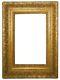Late 19th C American Antique Victorian Gold Leaf/gilt Wood Ornate/dec Pic Frame