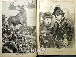 Late 19th C Antique Chatter Box 1881 Illus Children's Pict Book Estes & Lauriat