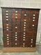 Late 19th Century Antique Ambergs Imperial Letter File 60 Drawer Cabinet