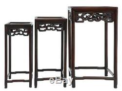 Late 19th Century Chinese Nest Of 3 Tables