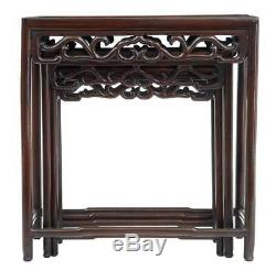 Late 19th Century Chinese Nest Of 3 Tables