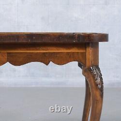 Late 19th-Century English Walnut Side Table Antique Elegance Restored