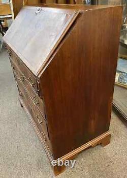 Late 19th Century Figured Mahogany Chippendale Slant Front Desk