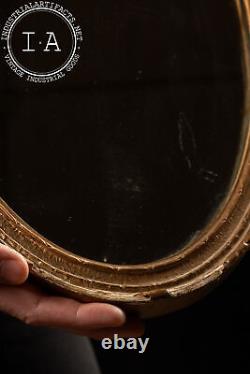 Late 19th Century French-Inspired Oval Mirror