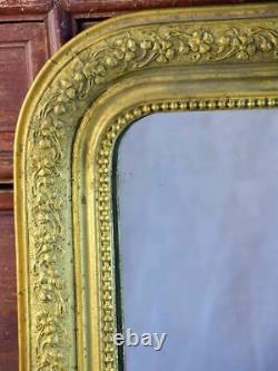 Late 19th Century French Louis Philippe mirror with gold frame 21¼ x 29½